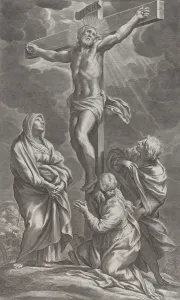 Halo Collection: The Crucifixion, 1662. Creator: Cornelis Bloemaert