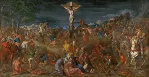 Religious Motif Prints: Crucifixion, 1690-1720. Creator: Johann Carl von Reslfeld