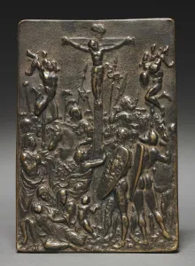 The Crucifixion, 16th century. Creator: Moderno (Italian, 1467-1528), cast after a model by
