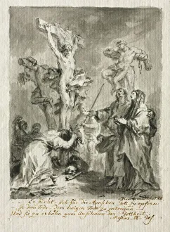 Martin Johann Schmidt Prints: The Crucifixion, 1788. Creator: Martin Johann Schmidt (Austrian, 1718-1801)
