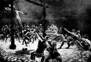 Crosses Prints: The Crucifixion, 1898. Creator: Unknown