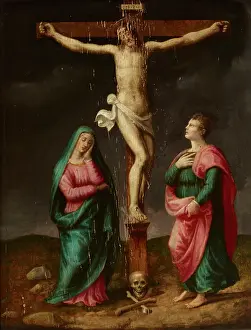 Sacrifice Prints: Crucifixion, 18th century. Creator: Unknown