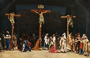 Anton Lang Gallery: The Crucifixion, 1922. Creator: Henry Traut