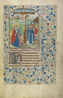 Vrelant Guillaume Prints: The Crucifixion; Arenberg Hours, early 1460s. Creator: Willem Vrelant