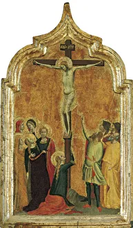 Dead Christ Prints: The Crucifixion. Artist: Daddi, Bernardo (1290-1350)