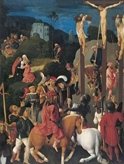 The Crucifixion. Artist: Master of the Virgo inter Virgines (active End of 15th cen. )