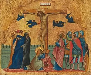 Mary Magdalen Collection: The Crucifixion, c. 1340 / 1345. Creator: Paolo Veneziano