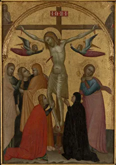 Distressed Prints: The Crucifixion, c. 1370. Creator: Francescuccio Ghissi