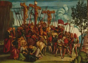 Collapse Prints: The Crucifixion, c. 1504 / 1505. Creator: Luca Signorelli
