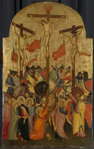 The Crucifixion Prints: The Crucifixion, c.1390. Creator: Niccolo di Pietro Gerini