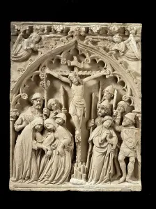 Mary Magdelene Prints: The Crucifixion, between c.1400 and c.1450. Creator: Unknown