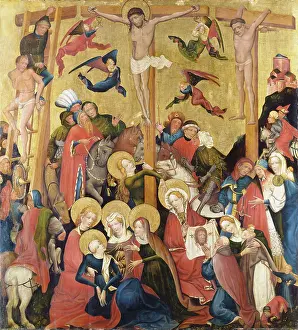 Devotion Prints: The Crucifixion, c1420. Creator: Master of the Middle Rhine