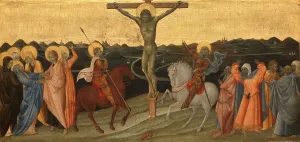 Siena Prints: The Crucifixion, c.1447. Creator: Giovanni di Paolo
