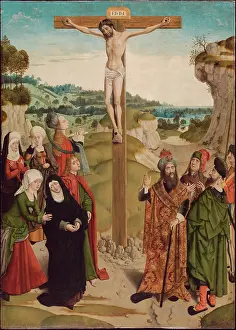 Saint Magdalene Prints: Crucifixion, c1485. Creator: Master of the Tiburtine Sibyl