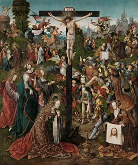 The Crucifixion, c.1507-c.1510. Creator: Jacob Cornelisz. van Oostsanen
