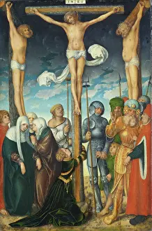 Punishment Prints: The Crucifixion, c1508-1510. Creator: Lucas Cranach the Elder