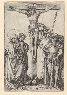 Schongauer Martin Prints: The Crucifixion, ca. 1435-1491. Creator: Martin Schongauer