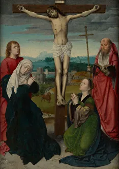 Gerard Gallery: The Crucifixion, ca. 1495. Creator: Gerard David