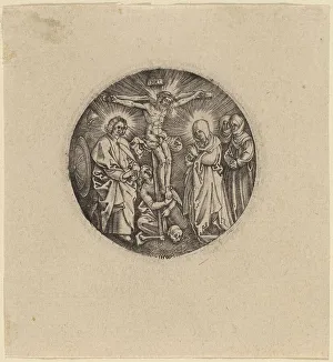 The Crucifixion called the Sword Pommel of Maxmilian. Creators: Hieronymous Wierix, Antonius Wierix