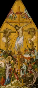 The Crucifixion of Christ, ca 1340. Artist: Master of the Kaufmann Crucifixion (active ca 1350)