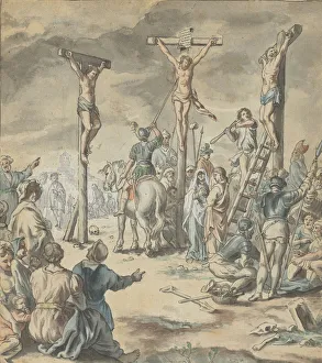 The Crucifixion of Christ, late 18th century. Creator: Pehr Horberg