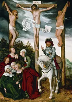 Golgotha Hill Prints: The Crucifixion. Creator: Cranach, Lucas, the Elder (1472-1553)