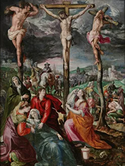 Crosses Prints: The Crucifixion. Creator: Workshop of Maerten de Vos