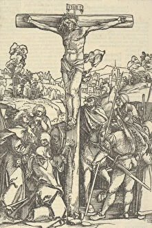 Images Dated 3rd December 2020: The Crucifixion, from Der beschlossen gart des rosenkranzes marie, 1505