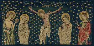 Wool Prints: Crucifixion, German, ca. 1325-50. Creator: Unknown