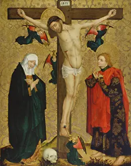Devotion Prints: The Crucifixion with Mary and Saint John the Evangelist