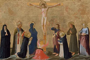 Thuringia Prints: The Crucifixion, possibly ca. 1440. Creator: Fra Angelico
