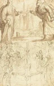 Scenes Prints: Crucifixion of Saint Peter. Creator: Giulio Cesare Procaccini