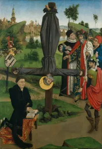 The Crucifixion of Saint Peter with a Donor; The Legend of Saint Anthony Abbot with a Donor The Crucifixion of Saint Peter with a Donor; The Legend of Saint Anthony Abbot with a Donor