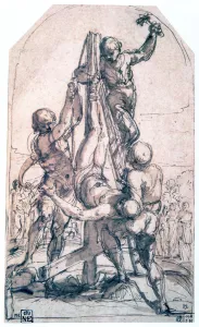 Guido Prints: Crucifixion of St Peter, c1600-1642. Artist: Guido Reni