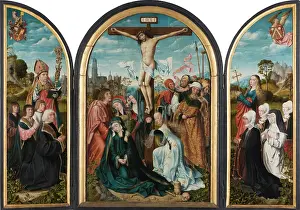 Crosses Prints: Crucifixion Triptych of the Humbracht Family of Frankfurt