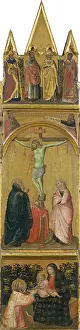 Crucified Prints: Crucifixion, Virgin and Child with a Deacon