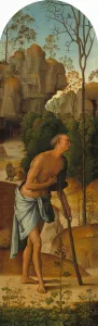 The Crucifixion with the Virgin, Saint John, Saint Jerome, and Saint Mary Magdalene... c