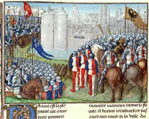 Invader Prints: Crusaders besieging Damascus, late 15th century. ?? see 1280000728 Creator: Unknown