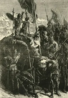 The Crusaders Before Jerusalem, (1099), 1890. Creator: Unknown The Crusaders Before Jerusalem, (1099), 1890. Creator: Unknown