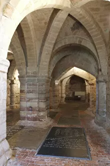Vaulting Gallery: Crypt, the Collegiate Church of St Mary, Warwick, Warwickshire, 2010