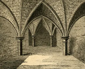 Crypt Prints: The Crypt of Gerards Hall, 1897. Creator: Unknown