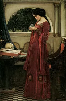 Great Britain Collection: The Crystal Ball. Artist: Waterhouse, John William (1849-1917)