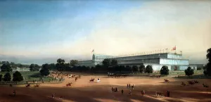 Crystal Palace, Hyde Park, London, built for the Great Exhibition of 1851. Artist: D le Bihan Crystal Palace, Hyde Park, London, built for the Great Exhibition of 1851. Artist: D le Bihan
