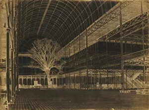 Crystal Palace, Hyde Park, Transept, 1852. Creator: Benjamin Brecknell Turner