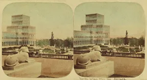 London Stereoscopic Photographic Co Prints: Crystal Palace - The North Wing From The Terrace