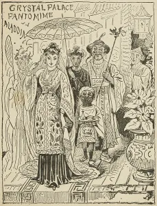 Scrap Book Prints: Crystal Palace Pantomime: Aladdin, mid-late19th century. Creator: Unknown