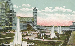 Crystal Palace Park Prints: Crystal Palace, Sydenham, c1910