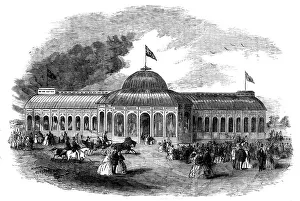 Cast Iron Prints: The Crystal Palace at Toronto, Canada, 1858. Creator: Unknown