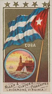 Cuba Gallery: Cuba, from Flags of All Nations, Series 1 (N9) for Allen & Ginter Cigarettes Brands