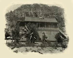 Veranda Gallery: Cuban Headquarters at Daiquiri, Spanish-American War, June 1898, (1899). Creator: Burr McIntosh
